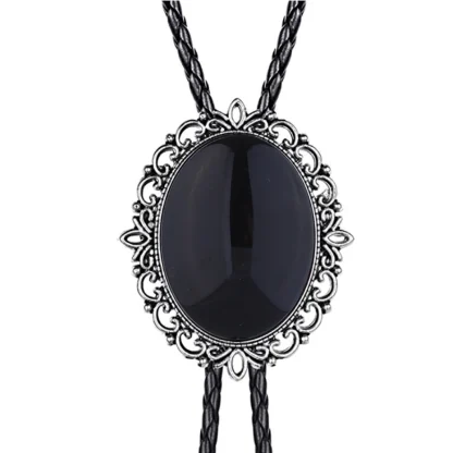 Luxury Braided Cord Bolo Tie - Image 2