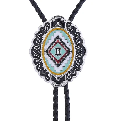 Scorpion Silhoutte Oval Bolo Tie - Image 3