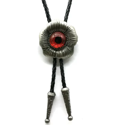 Creative Eye Pendant Bolo Tie - Image 2