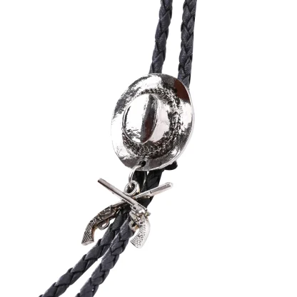 Cowboy Double Gun Bolo Tie - Image 3