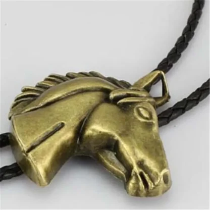 Horse Head Shape Bolo Tie - Image 2