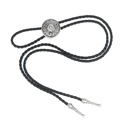 Old Fashioned Round Bolo Tie - Image 7