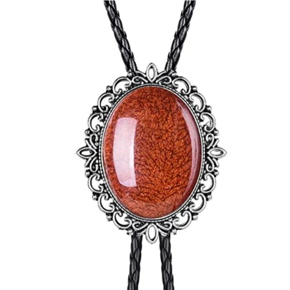 Scorpion Silhoutte Oval Bolo Tie - Image 4