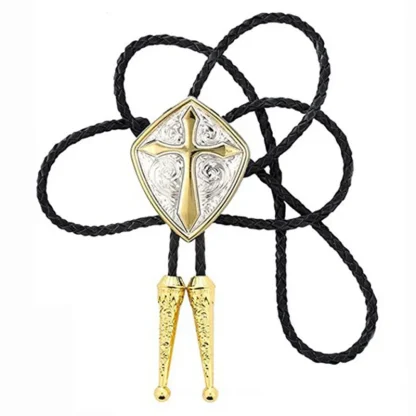 Large Cross Pendant Bolo Tie