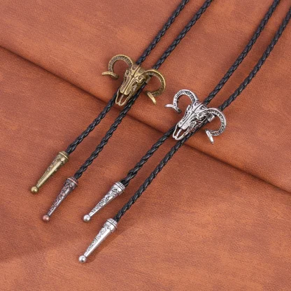 Creative Bull Skill Bolo Tie - Image 3