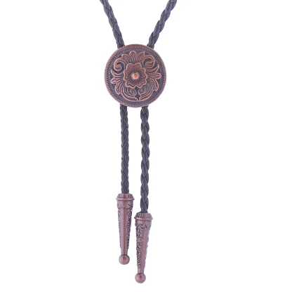 Old Fashioned Round Bolo Tie - Image 5