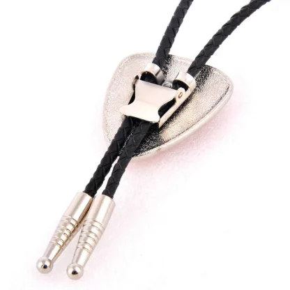 Black Elegant Glitter Bolo Tie - Image 6