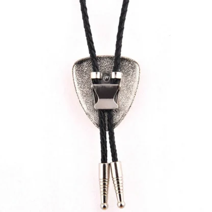 Black Elegant Glitter Bolo Tie - Image 5