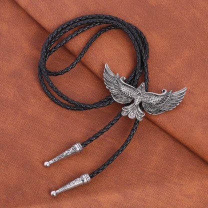 Big Winged Eagle Bolo Tie - Image 6