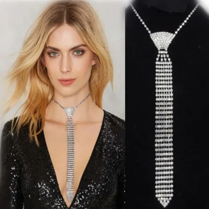 Luxury Bling Chain Bolo Tie - Image 2