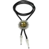 Spiky Trim Eye Pendant Bolo Tie - Image 4