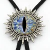 Spiky Trim Eye Pendant Bolo Tie - Image 2