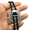 Spiky Trim Eye Pendant Bolo Tie - Image 7