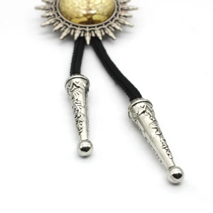 Spiky Trim Eye Pendant Bolo Tie - Image 5