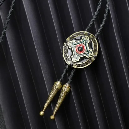 Retro Cross Decor Bolo Tie - Image 2