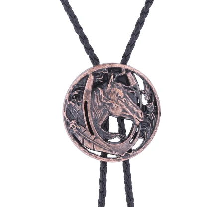 Cowboy Boots Pendant Bolo Tie - Image 5
