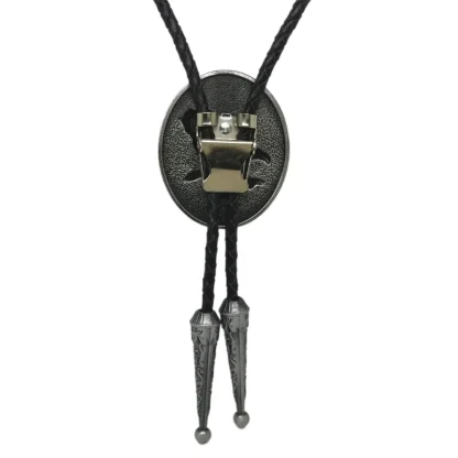 Carving Eagle Pendant Bolo Tie - Image 3