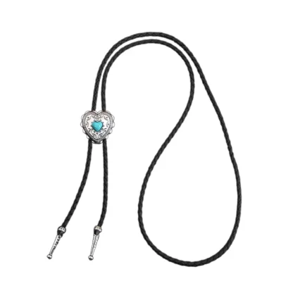 Heart Shaped Bolo Tie - Image 3