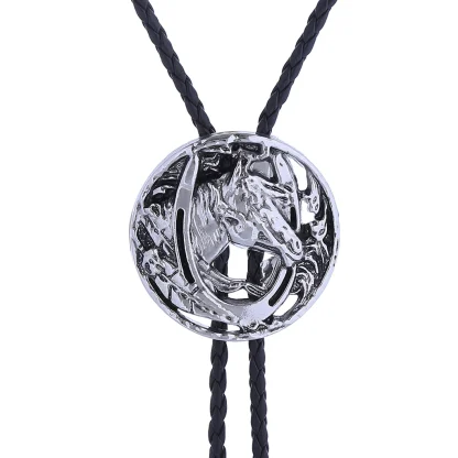 Cowboy Boots Pendant Bolo Tie - Image 7