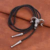 Western Bull Skull Bolo Tie - Image 4