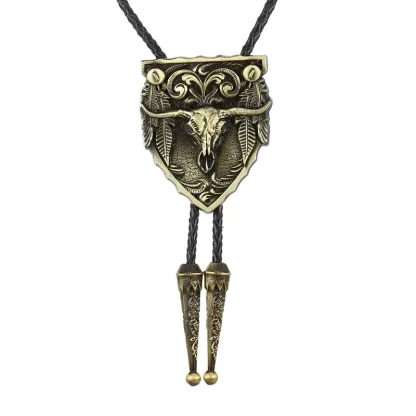 Western Cowboy Pendant Bolo Tie - Image 5