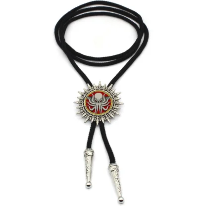 Spiky Edge Pendant Bolo Tie - Image 6