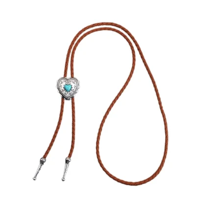 Heart Shaped Bolo Tie - Image 2