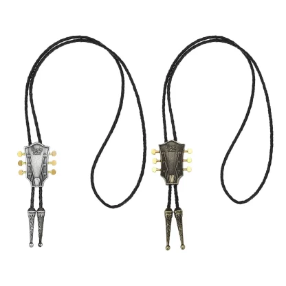 Guitar Headstock Shape Bolo Tie - Image 4