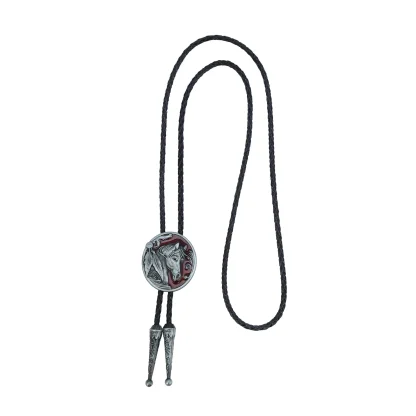 Oval Horse Head Bolo Tie - Image 5