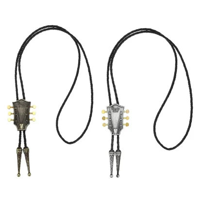 Guitar Headstock Shape Bolo Tie - Image 3