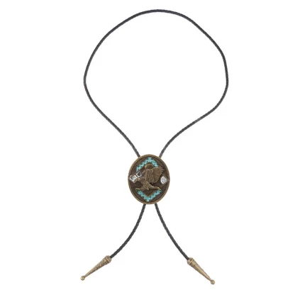Eagle Shape Pendant Bolo Tie - Image 5