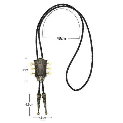 Guitar Headstock Shape Bolo Tie - Image 7