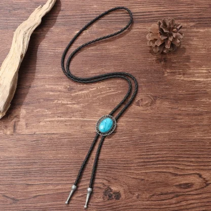 Turquoise Colored Bolo Tiea - Image 3