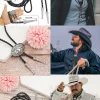 Western Embossed Pendant Bolo Tie - Image 7