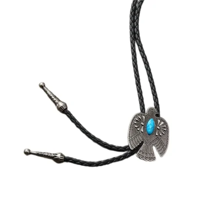 Dark Oval Shaped Bolo Tie - Image 4
