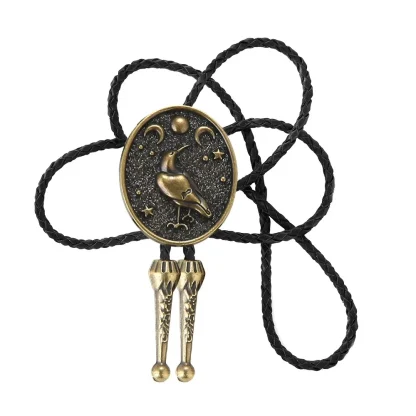 Retro Embossed Bolo Tie - Image 6
