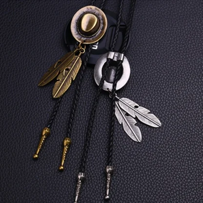 Cowboy Hat Shaped Bolo Tie - Image 4