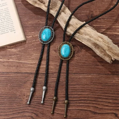 Turquoise Colored Bolo Tiea - Image 5