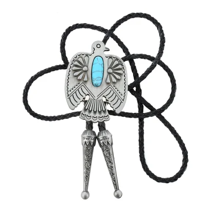 Bird Shaped Pendant Bolo Tie - Image 3