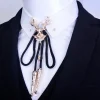 Elegant Deer Head Bolo Tie - Image 3