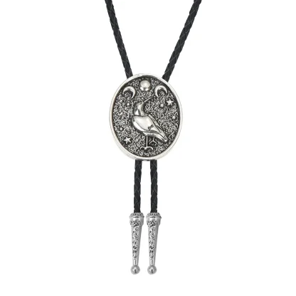Retro Embossed Bolo Tie - Image 4