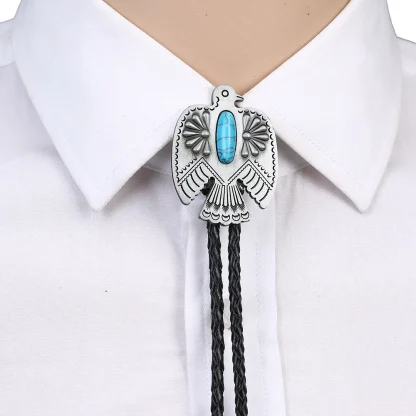 Bird Shaped Pendant Bolo Tie