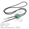 Formal Oval Green Bolo Tie - Image 7