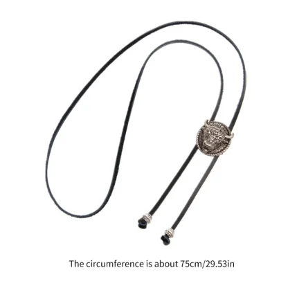 Western Bull Head Bolo Tie - Image 9