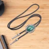 Formal Oval Green Bolo Tie - Image 3