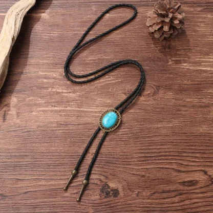 Turquoise Colored Bolo Tiea - Image 4