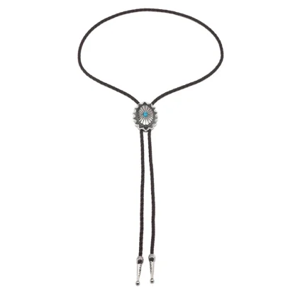 Carved Vintage-style Bolo Tie - Image 5