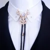 Elegant Deer Head Bolo Tie - Image 2